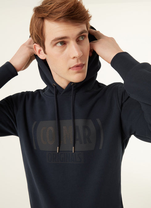 Felpa Uomo MU82066UX con stampa al petto Bianco COLMAR- Francavilla Moda